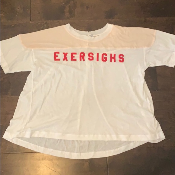 NWOT Wildfox Exersighs shirt top tee medium - Picture 6 of 8